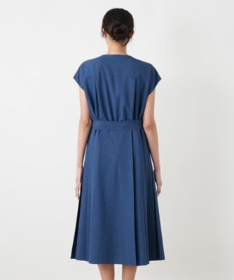 サイドプリーツワンピース【大妻女子大学コラボ商品】 | Leilian plus