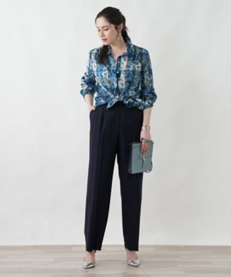 ＜Leilian plus house (Women/大きいサイズ)＞センタープレスパンツ