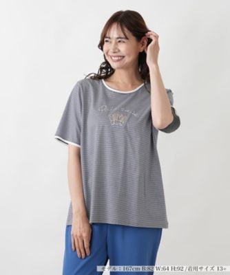＜Leilian plus house (Women/大きいサイズ)＞カットソー【ＭＵＳＥ　ＢＹ　ＲＯＣＨＡＳ　Ｐｒｅｍｉｅｒｅ】
