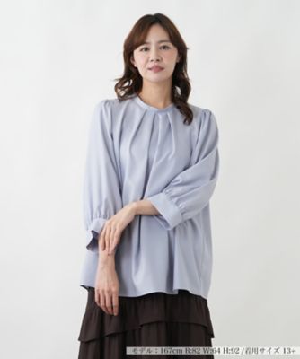 Leilian plus house (Women/大きいサイズ)/レリアン　プラスハウス ブラウス【ＢＯＵＲＧＥ】