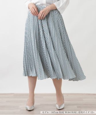 ＜Leilian plus house (Women/大きいサイズ)＞プリーツスカート