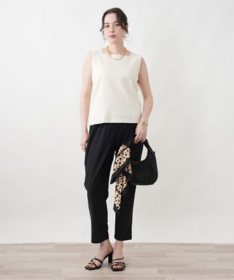 スクエアネックカットソー【Leilian WHITE LABEL