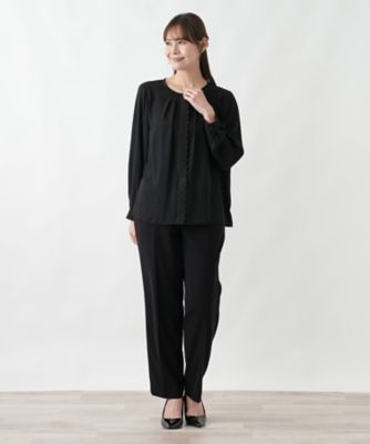パンツスーツブラックフォーマル | Leilian plus house (Women/大きい