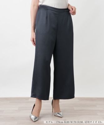 美品■レリアンWHITE LABEL■サイズ13+■上品なパンツスーツ■ネイビー 美品□レリアンWHITE LABEL□サイズ13+□上品なパンツスーツ□ネイビー