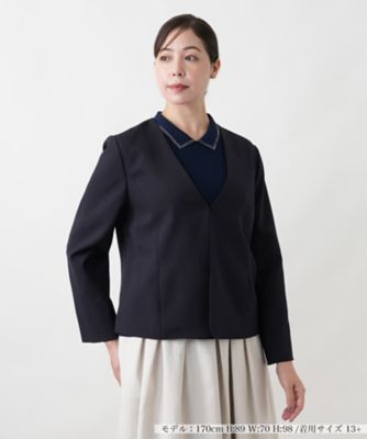 美品 レリアン Leilian 大きいサイズ 13+ 総レース ジャケット ジャケット【Leilian WHITE LABEL】 | Leilian plus