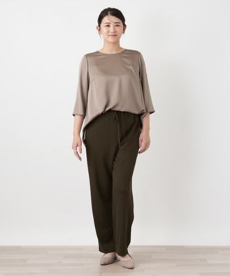 パンツ【Leilian WHITE LABEL】 | Leilian plus
