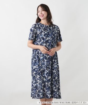 美品レリアン13➕花柄ワンピース 大きいサイズ 美品レリアン13➕花柄ワンピース 大きいサイズ Leilian（レリアン