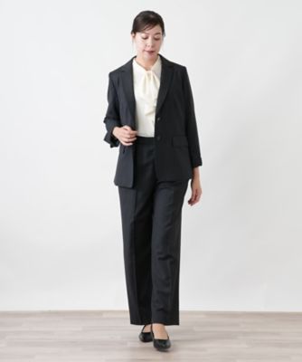極美品✨ Leilian レリアン シルク混 カルロバルベラ パンツスーツセット パンツスーツ【セレモニー】 | Leilian plus house (Women/大きい