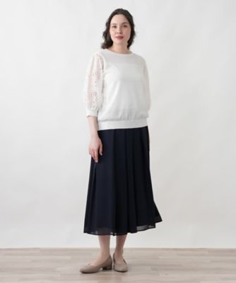 ガウチョパンツ【Leilian WHITE LABEL】 | Leilian