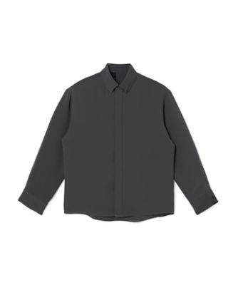 N.HOOLYWOOD シャツ/38/ナイロン ZIP UP HALF SLEEVE SHIRT | N.HOOLYWOOD