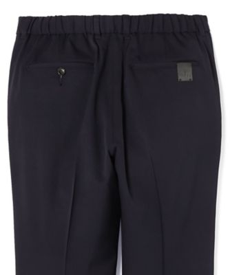 【新品】<N.ハリ>SLIM STRAIGHT SLACKS 38 BLK SLIM EASY TROUSERS | N.HOOLYWOOD (Men)/エヌ