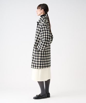 ロービングチェックコート | LANVIN COLLECTION (Women