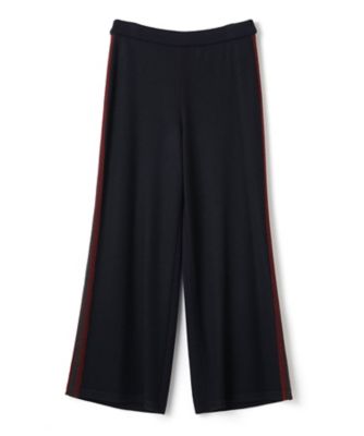 ＜LANVIN COLLECTION (Women)＞サイドラインジャージーパンツ