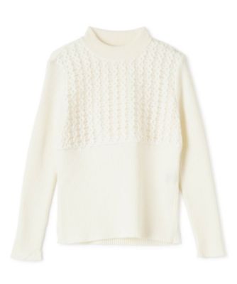 ウール刺繍リブニット | LANVIN COLLECTION (Women)/ランバン