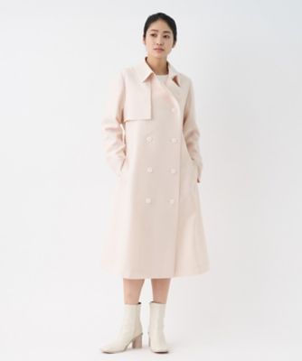 ＜LANVIN COLLECTION (Women)＞ウールステンカラーコート