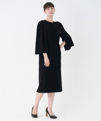 【新品未使用】LANVIN COLLECTIONケープスリーブワンピース　36 ケープスリーブワンピース | LANVIN COLLECTION (Women