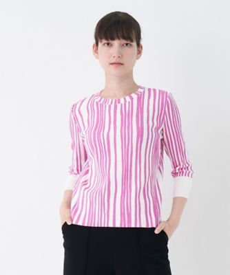 ＜LANVIN COLLECTION (Women)＞ストライプセーター