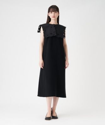 ＜LANVIN COLLECTION (Women)＞レースカラー２ｗａｙワンピース
