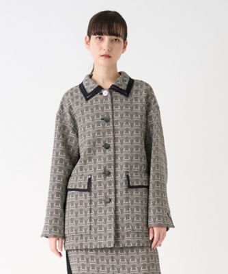 LANVIN COLLECTION (Women)/ランバンコレクション ＪＬモノグラムジャケット