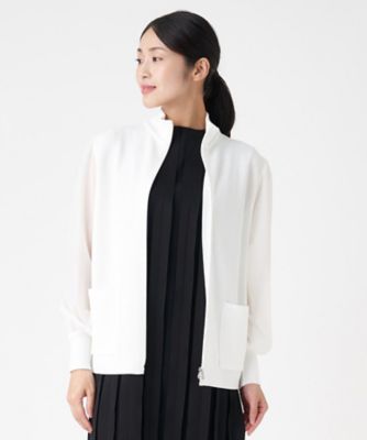 ＜LANVIN COLLECTION (Women)＞ドッキングニットジップジャケット
