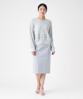 ロゴメッシュカーディガン