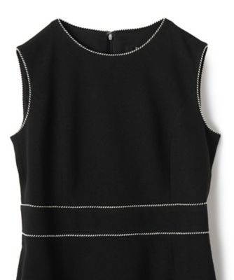 ノースリーブドビーストレッチワンピース | LANVIN COLLECTION