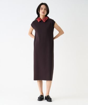 ＜LANVIN COLLECTION (Women)＞ペタルモチーフニットワンピース
