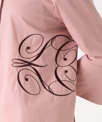 LANVIN COLLECTION / ランバン コレクション ロゴ刺しゅうカラーシャツ ロゴ刺しゅうカラーシャツ | LANVIN COLLECTION (Women