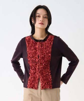 ＜LANVIN COLLECTION (Women)＞ペタルモチーフカーディガン