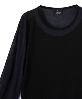 美品　ランバン　トップス　38 インターシャニットトップス | LANVIN COLLECTION (Women