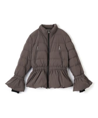 LANVIN en blue ペプラムリバーシブルダウンジャケット ペプラムショートダウンジャケット | ランバン オン ブルー