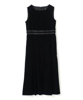 ＜LANVIN COLLECTION (Women)＞レーヨンベルベットワンピース