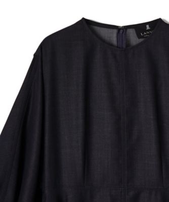 ランバン　LANVIN　ワンピース　Mサイズ　ウール（毛） ウールデニムワンピース | LANVIN COLLECTION (Women)/ランバン