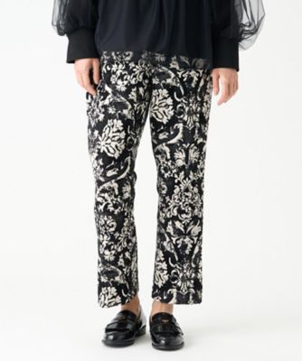 ＜LANVIN COLLECTION (Women)＞フラワーマーブルジャカードパンツ