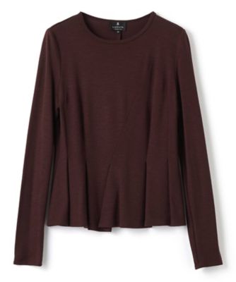 ＜LANVIN COLLECTION (Women)＞ウールペプラムカットソー