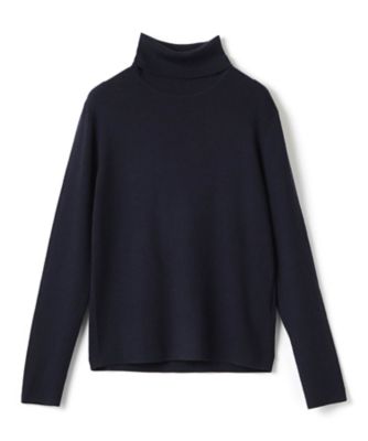 ＜LANVIN COLLECTION (Women)＞ボトルネックリブニット