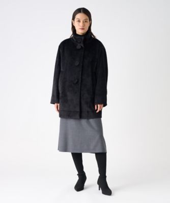 ベロアボンディングコート | LANVIN COLLECTION (Women