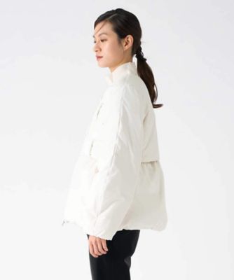Heve アイボリー サテン バルーンスリーブ ジャケット バルーンスリーブダウンコート | LANVIN COLLECTION (Women)/ランバン