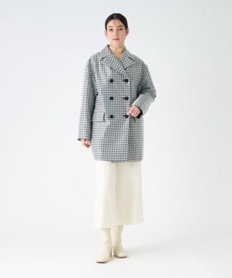 千鳥格子コート | LANVIN COLLECTION (Women)/ランバン