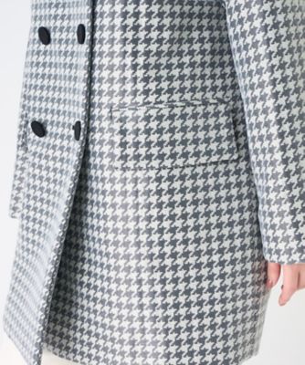 千鳥格子コート | LANVIN COLLECTION (Women)/ランバンコレクション