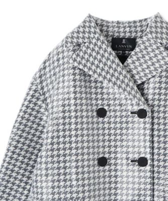 千鳥格子コート | LANVIN COLLECTION (Women)/ランバンコレクション