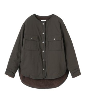 LANVIN COLLECTION (Women)/ランバンコレクション リバーシブル リモンタリックジャケット 84コゲチャ コート・ジャケット【三越伊勢丹/公式】