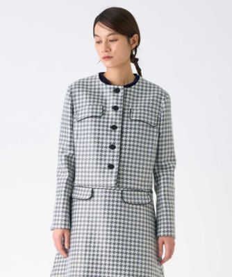 千鳥格子ジャケット | LANVIN COLLECTION (Women)/ランバン