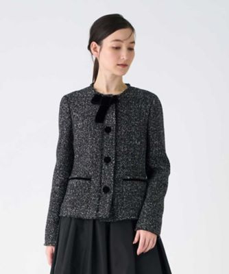 ランバン コレクション ☆ ツイード ジャケット 36 スカート 38 セット ランバン コレクション ☆ ツイード ジャケット 36 スカート 38