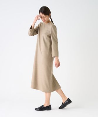 極美品　定価7.2万　エブール　ウールサキソニーワンピース　はしごレース　38 ウールサキソニーワンピース | LANVIN COLLECTION (Women