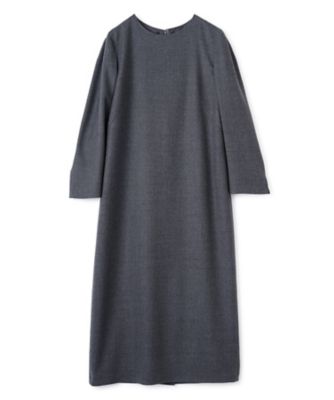 LANVIN COLLECTION (Women)/ランバンコレクション ウールサキソニーワンピース 93グレー ワンピース・ドレス【三越伊勢丹/公式】