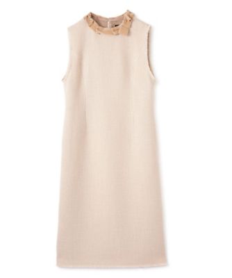 ＜LANVIN COLLECTION (Women)＞プリペラツイードワンピース