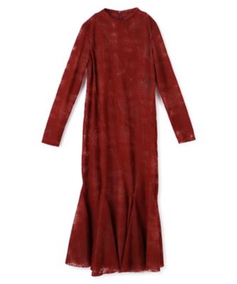 ＜LANVIN COLLECTION (Women)＞ウールジャカードワンピース