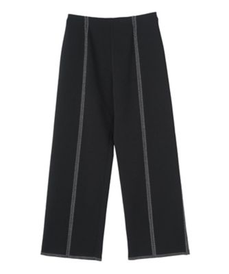 LANVIN COLLECTION (Women)/ランバンコレクション ミラノリブパンツ 94クロ パンツ・ズボン【三越伊勢丹/公式】