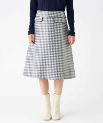 千鳥格子スカート | LANVIN COLLECTION (Women)/ランバン